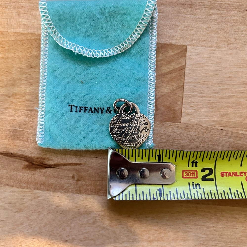 Retired: Script Heart Address Pendant - image 3